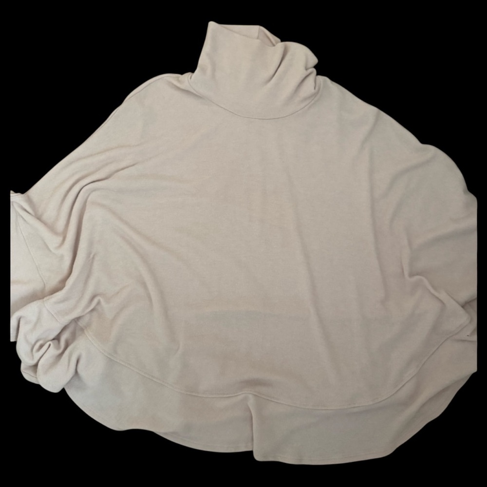 Michael Stars Cream Poncho Sweater